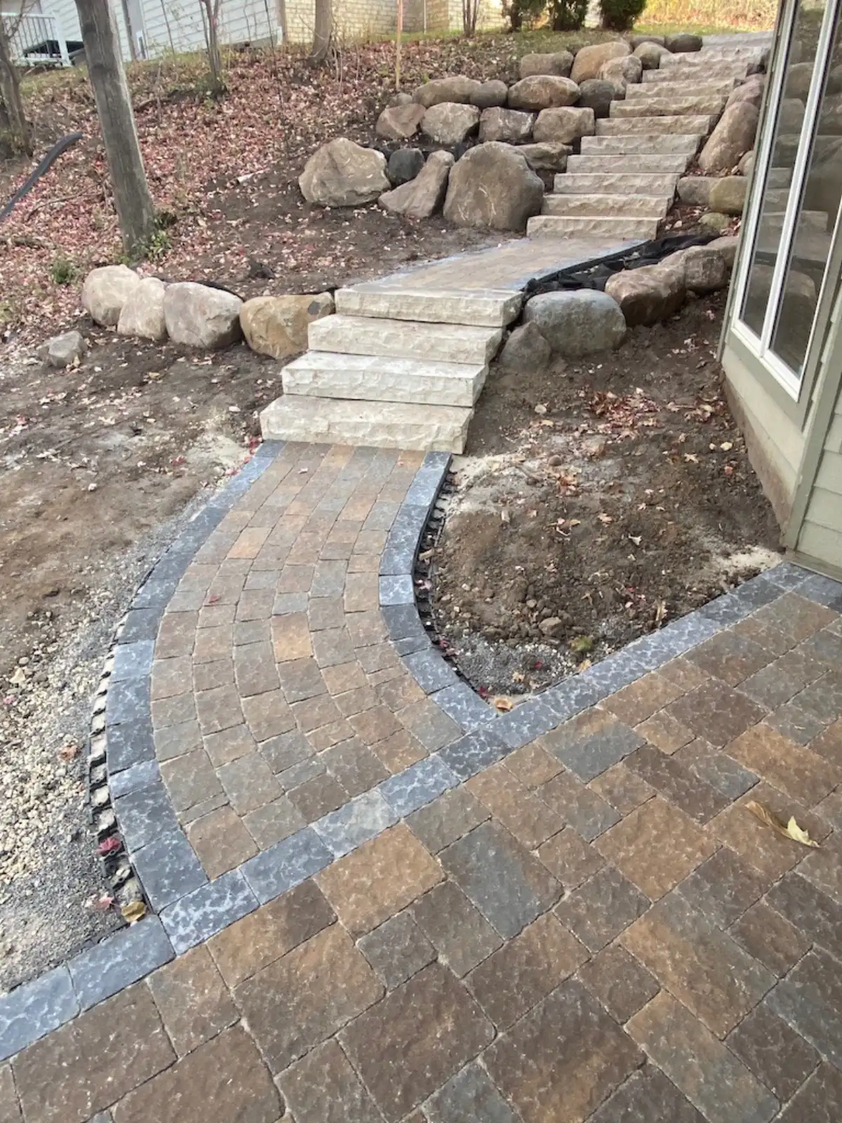 Eden Prairie backyard after landscape investment by Landscape Charlie