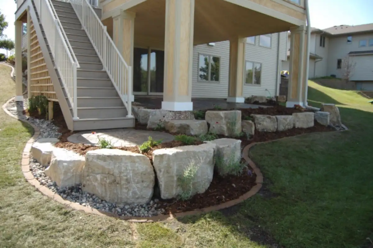 Completed paver patio project in Maple Grove, MN