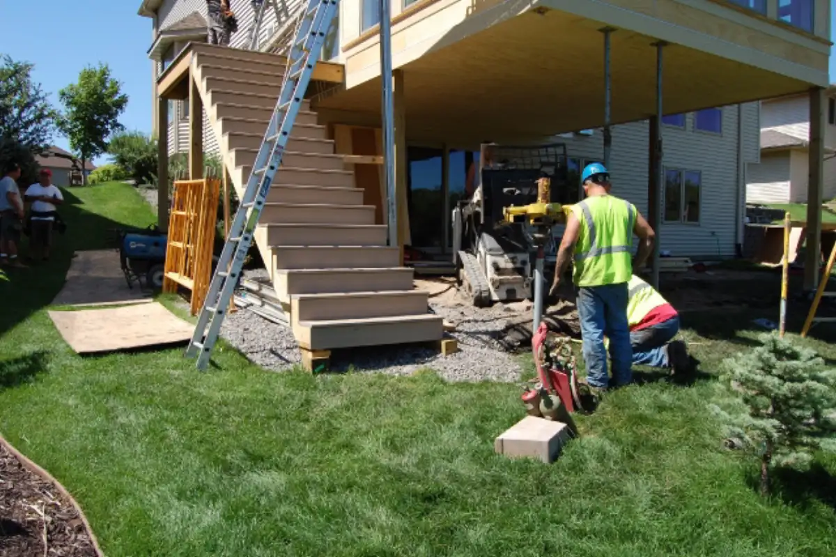 Before: Maple Grove patio before renovation