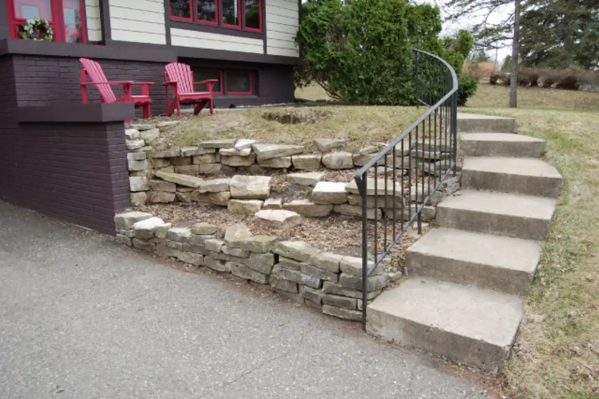 Before: Minnetonka front entrance renovation