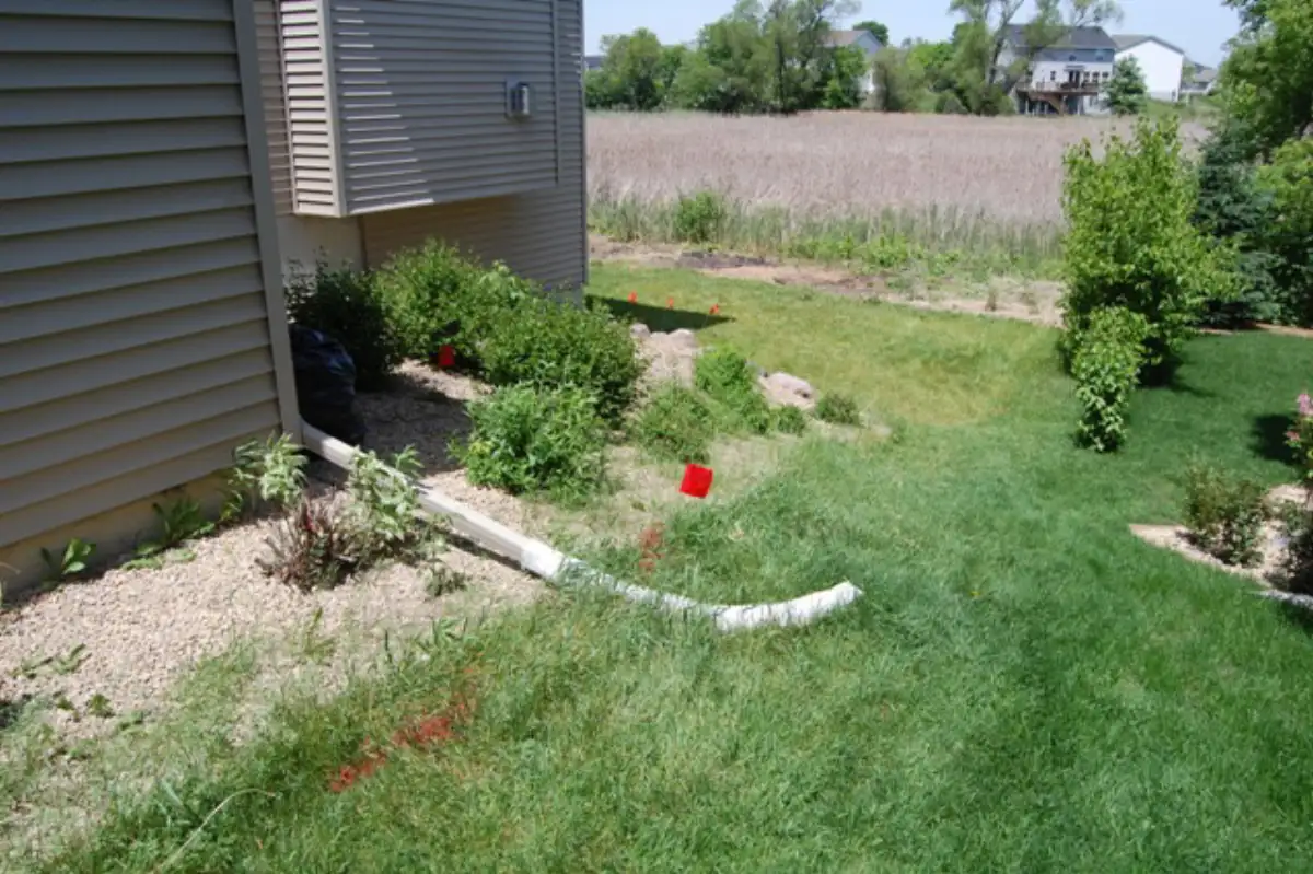 Plymouth backyard before outdoor living project